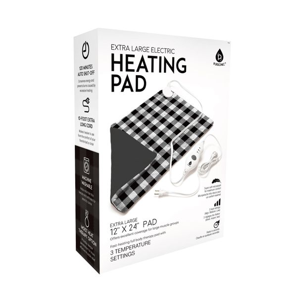 Electric Heating Pad - Checkers Pattern