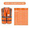 A-SAFETY Orange SMALL Safety VestS