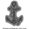 A8 'Ship Anchor & Rope' Unmounted Rubber Stamp (RS00055536)