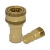 1/2″ NPT ISO 7241-B Brass Quick Disconnect Hydraulic Coupler Set …