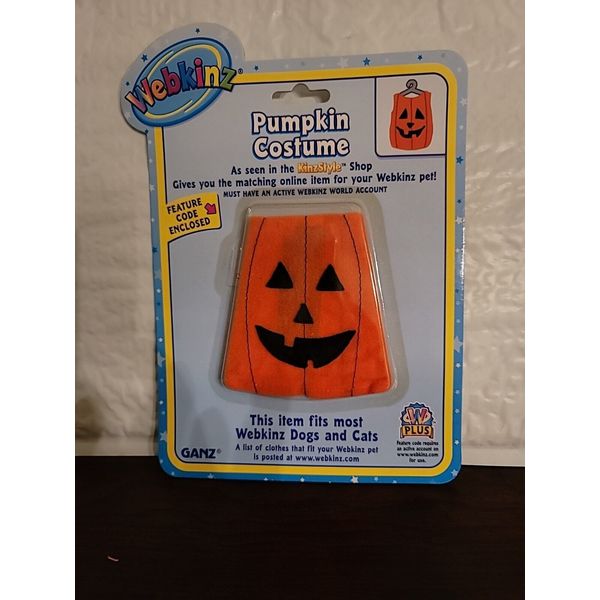 Webkinz Pumpkin Costume.new. Ganz