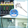 sourcing map 0-100C RTD PT100 Temperature Sensor Transmitter Module 4-20MA DC24V Temperature Amplifier for Thermocouple, PLC Modules
