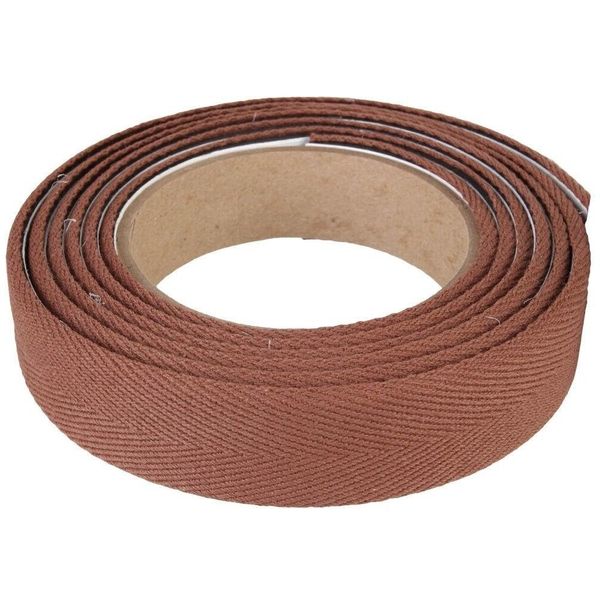 Jstpure for Cloth Padded Handlebar Tape Brown - Single Roll