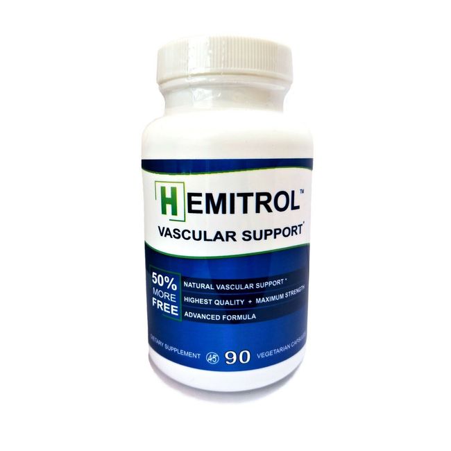 Hemitrol - Natural Hemorrhoid Relief - 90 Capsules