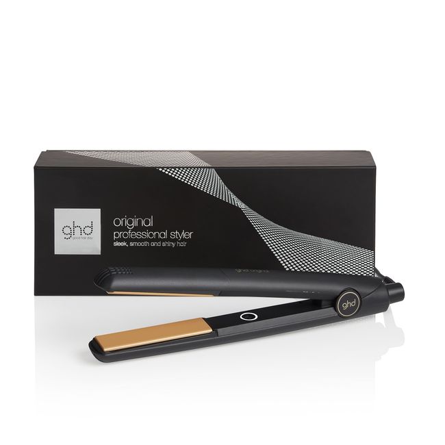 ghd Original - Hair Straightener, Iconic Ceramic Floating Plates with Smooth Gloss Coating for Lasting Results with No Extreme Heat, 30 Second Heat Up Time