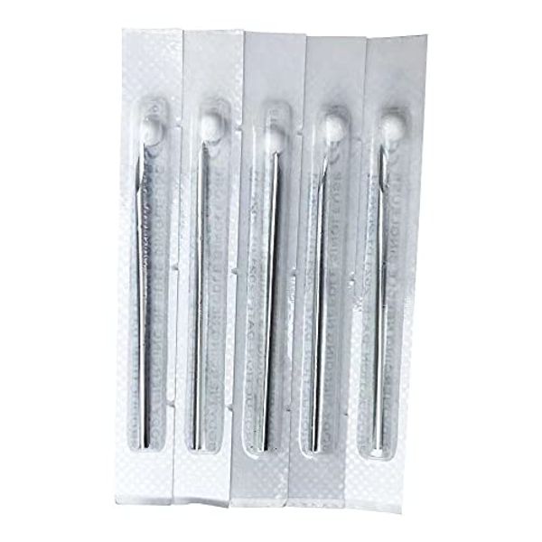 Shuiniba 16G 10 Pieces Body Ear Navel Nose Lip Nipple Piercing Needles