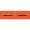 LEVOPHED, I.V. Line Identification Label, 3" x 7/8"