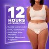 Always Discreet Essentials Underwear for Women, Maximum, Large, 56 ct.