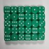 Dice - 30 Green D6 10mm