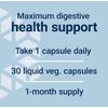 FLORASSIST GI  with PHASE TECHNOLOGY PROBIOTIC  30 Vege Caps LIFE EXTENSION