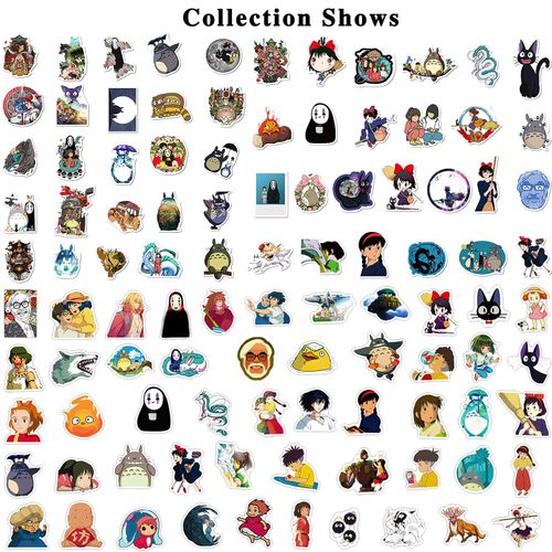 GTOTd Japan Cartoon Stickers (200Pcs) Anime Gifts Merchandise Merch Party Supplies Vinyl Water Bottle Luggage Guitar Skateboard Cute Aesthetic Manga Gifts for Teens