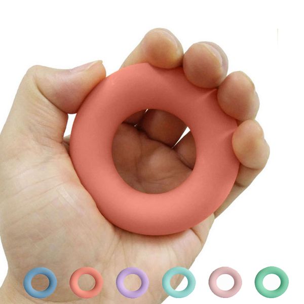 RTXSPORTS Silicone Donut Gripper Noiseless Grip Strength Muscle Strength Finger Exercise Grip Type Gripper, Step 2: Mint