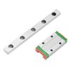 Linear Rail Guide, 1pc 100mm MGN9H CNC Miniature Linear Motion Guide Way Rail 9mm Width + Slide Blocks