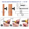 JOY DECOR 10 Pack Kitchen Cabinet Knobs Solid Drawer Knobs Dresser Knobs 1-1/4 Inch Drawer Pulls Matte Black Cabinet Hardware for Dresser Drawers Round Cabinet Door Knobs Simple Drawer Handles
