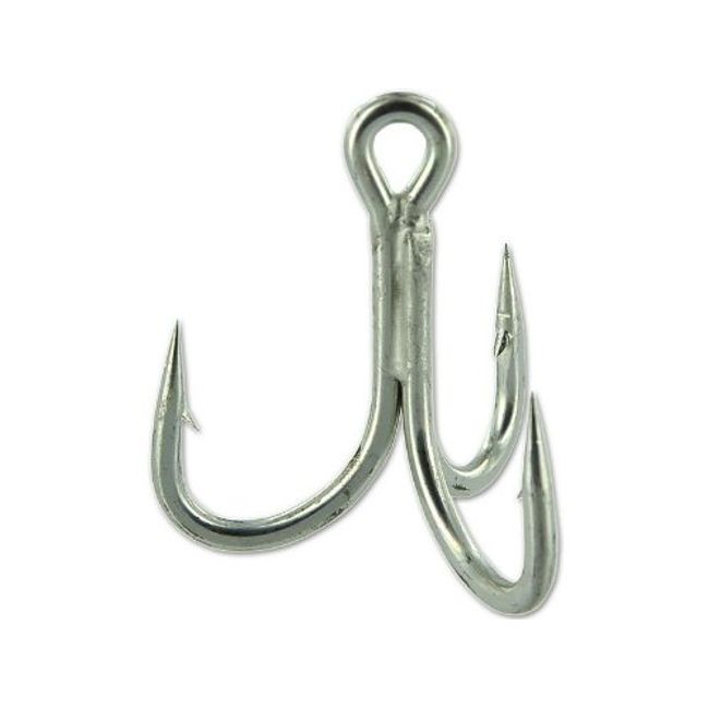 Owner American 5666-119 Stinger-66 Treble Hook, Size 1/0, Short Shank, 4X