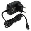 vhbw Micro-USB Ladegerät Universal Ladekabel mit Netzstecker 1,0 A / 5V Schwarz