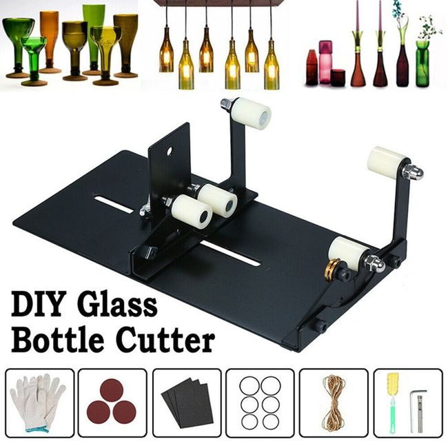 DIY Glass Bottle Cutter Tool Square Round Wine Beer Glass