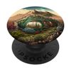 Off-Grid Oasis, Earthship in the Desert Mountains PopSockets Swappable PopGrip