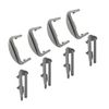 Dishwasher Basket Rear/Front Runner Rail Cap Clips X8 For Lamona