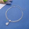 IYOU Shiny Rhinestone Head Chain Silver Crystal Hair Pieces Layering Halloween Costume Party Hair Accessories for Women