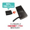 Procion Car USB Socket 2 USB + 3 USB Port Splitter with Switch 9.6A Black DL-73