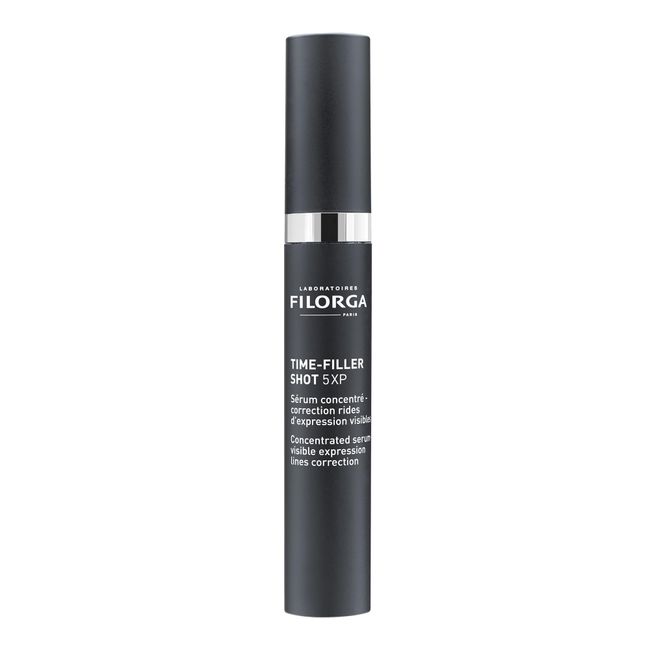 Filorga Time-Filler Shot, A Moisturizing Serum with Neuropeptide Technology & Polysaccharides to Relax Expression Lines, Hydrate, & Firm Skin for Visible Results in 7 Days, 0.5 fl. Oz.