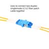 TXWTXPJ-LC Fiber Optic Coupler Adapter,LC to LC Duplex Singlemode Coupler,Fiber Optic Adapter for Single Mode Fiber Patch Cable (100)