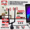WiFi USB 3.0 Adapter Antenna Long Range Wireless Extender 1200Mbps Dual Band