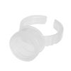 100/200/500Pcs Tattoo Ink Rings Disposable Tattoo Pigment Cup for Tattoo Ink and Eyelash Extension Glue(100pcs)