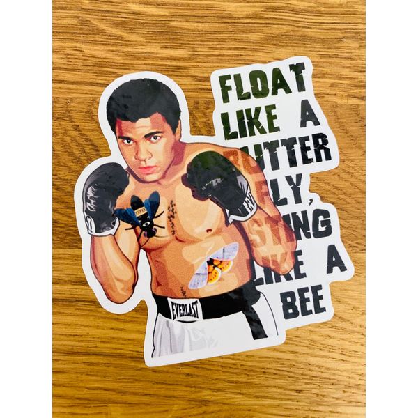 Float Like A Butterfly Aufkleber Sticker Muhammad Ali Boxing Boxen Sport Mi510