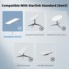 LUCMO Starlink Gen 3 Cable 6.5FT/ 2M Short Cable, Replacement Extension Starlink Ethernet Cable Waterproof, Grey