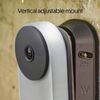 Wasserstein Vertical Adjustable Mount For Google Nest Doorbell (battery)