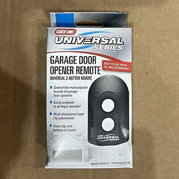 Genie Universal Garage Door Opener Remote, 2 Button, Model ACSCTG-R  NEW