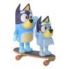 Bluey - Skateboarding 2.5" & Dad 3.27" Figures - 2 Pack, Multicolor (13042)