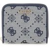 GUESS Neda Jacquard Logo Small Wallet, Navy Logo, One Size