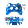 Wireless Controller Fit for Xbox 360 Double Motor Vibration Wireless Gamepad Gaming Joypad Blue