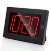 Timegyro LED Battery Wall Clock, Visable in the Night, No Plug In, Large Display Digital Wall Clock, Adjustable Brightness