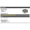 Rear Brake Drum - Compatible with 2005-2010 Dodge Dakota