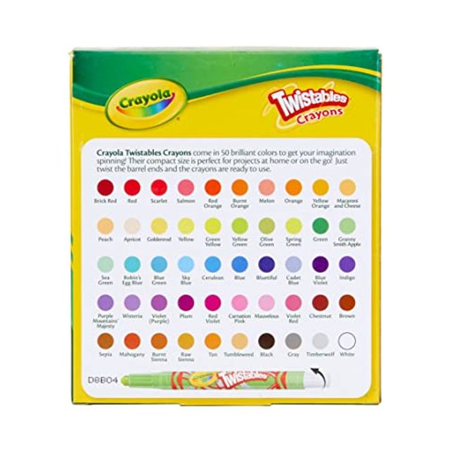 Crayola Twistables Kids Coloring Set 8/10/24 Color Mini Twistable