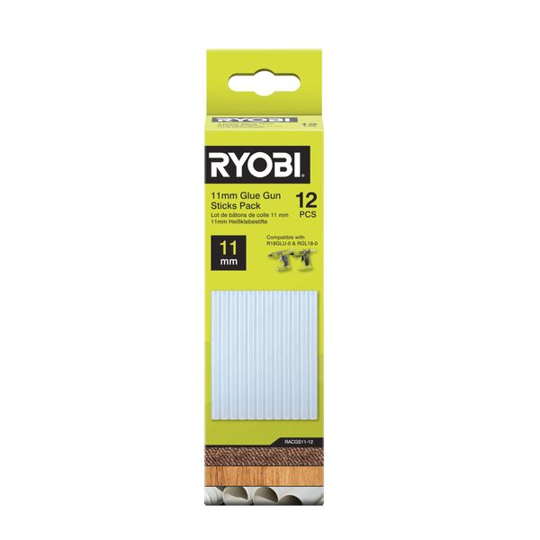 RYOBI RACGS11-12 11mm Glue Gun Sticks Pack