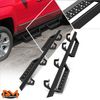 For 07-19 Silverado/Sierra Crew Cab Side Nerf Bar Running Board w/5" Cleat Step