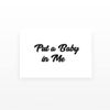 2x Put a Baby in Me Tattoo Set