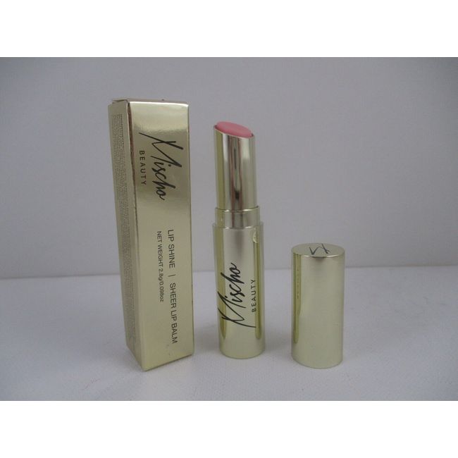 MISCHA BEAUTY LIP SHINE / SHEER LIP BALM WORTHY *NEW IN BOX*