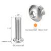 sourcing map 5pcs Stainless Steel Socket Cap Screws, 3/8-16x1-1/2"