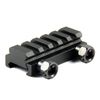 TACFUN 3 Pack 1" High & 0.75" Medium & 0.5" Low Riser 5 Slot 20mm See Through Scope Mount