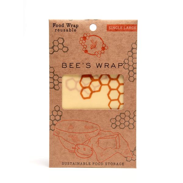 Bee’s Wrap Single Large Wrap - 33 x 35 cm, Beige