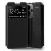 Cool Flip Cover Case for Xiaomi Redmi Note 13 Pro Plus 5G Smooth Black