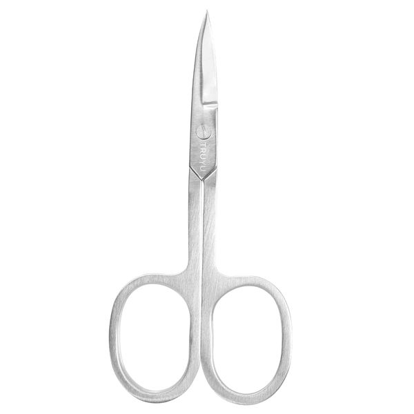 QVS Metro Stainless Steel Curved Nail Scissors