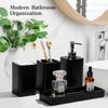 Bathroom Accessories Set, 4 Pcs Bathroom Accessory Set, Soap Dispenser, Toothbru