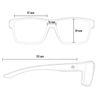 Magpul Explorer Polarized Rectangular Sunglasses, Matte Black Frame, One Size